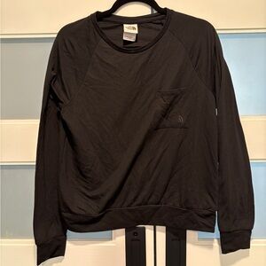The North Face Black Long Sleeve Pocket Tee